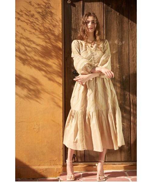 Before Sunset Dress -SAGE- – Estella.K