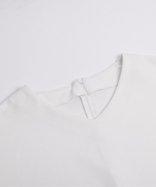 AMELY(エミリー)の「ドットチュールドッキング ペプラムトップス(その他トップス・レディース・ブラック/ホワイト・フリー)」の10枚目の写真