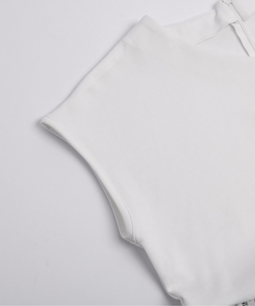 AMELY(エミリー)の「ドットチュールドッキング ペプラムトップス(その他トップス・レディース・ブラック/ホワイト・フリー)」の11枚目の写真