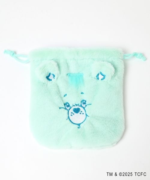 セール】【ケアベア×Anui】ベアフェイス巾着（ポーチ）｜Anui