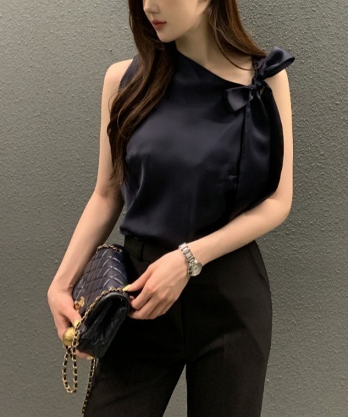 THE IRON 肩出し リボンブラウス 楽天市場】PICCIN ショルダー3連リボンブラウス レディース