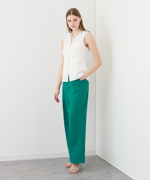 セール】3Dレース刺繍ジレ ブラウス（シャツ/ブラウス）｜ANAYI