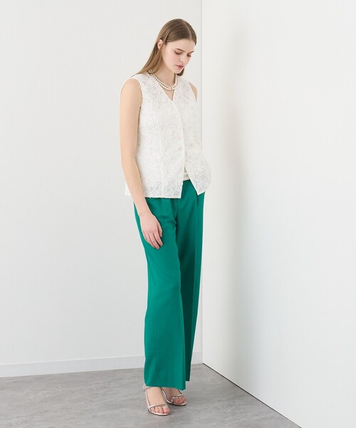 セール】3Dレース刺繍ジレ ブラウス（シャツ/ブラウス）｜ANAYI