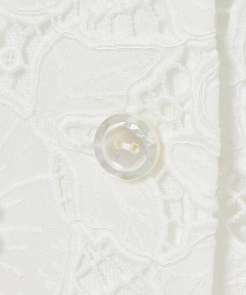 セール】3Dレース刺繍ジレ ブラウス（シャツ/ブラウス）｜ANAYI