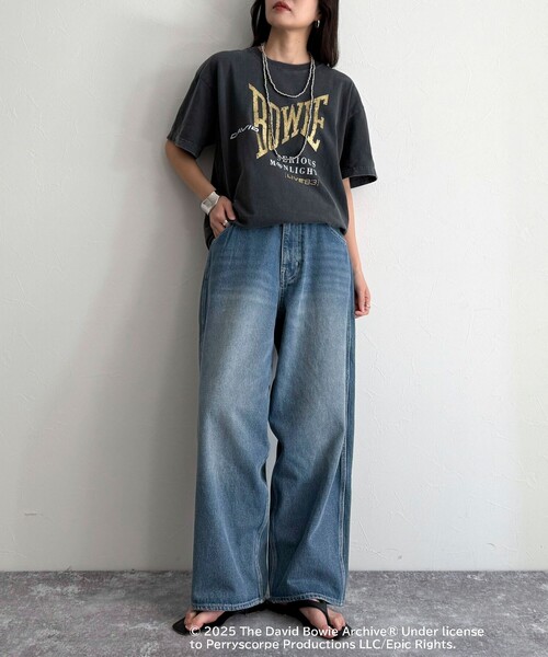 fredy emue(フレディエミュ)の「【GOOD ROCK SPEED/グッドロックスピード】BANDグリッタープリント半袖Tシャツ(Tシャツ/カットソー・レディース・チャコールグレー/ブラック系その他・38)」の15枚目の写真