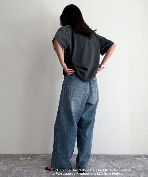 fredy emue(フレディエミュ)の「【GOOD ROCK SPEED/グッドロックスピード】BANDグリッタープリント半袖Tシャツ(Tシャツ/カットソー・レディース・チャコールグレー/ブラック系その他・38)」の18枚目の写真