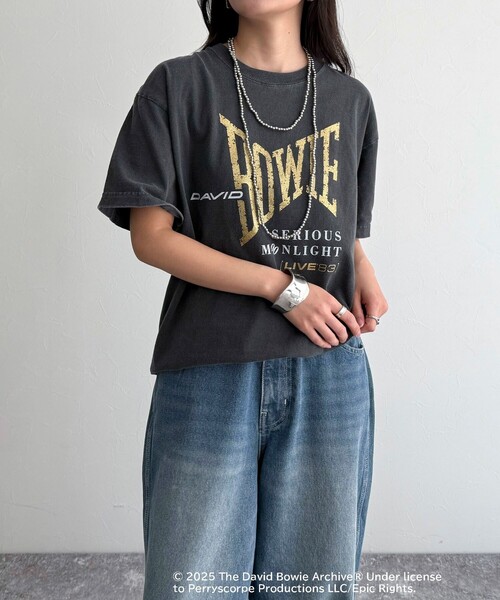 fredy emue(フレディエミュ)の「【GOOD ROCK SPEED/グッドロックスピード】BANDグリッタープリント半袖Tシャツ(Tシャツ/カットソー・レディース・チャコールグレー/ブラック系その他・38)」の19枚目の写真