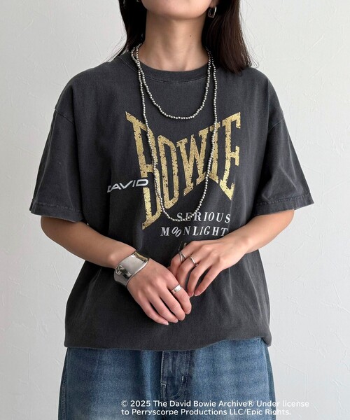fredy emue(フレディエミュ)の「【GOOD ROCK SPEED/グッドロックスピード】BANDグリッタープリント半袖Tシャツ(Tシャツ/カットソー・レディース・チャコールグレー/ブラック系その他・38)」の22枚目の写真