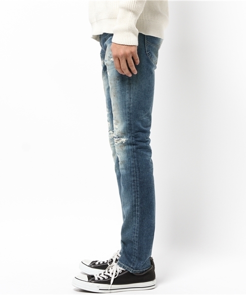 JACKROSE(ジャックローズ)の「Lee×JOHN’S CLOTHING custom Tight Straight Denim(デニムパンツ・メンズ・インディゴブルー・XL/L/S/M)」の2枚目の写真