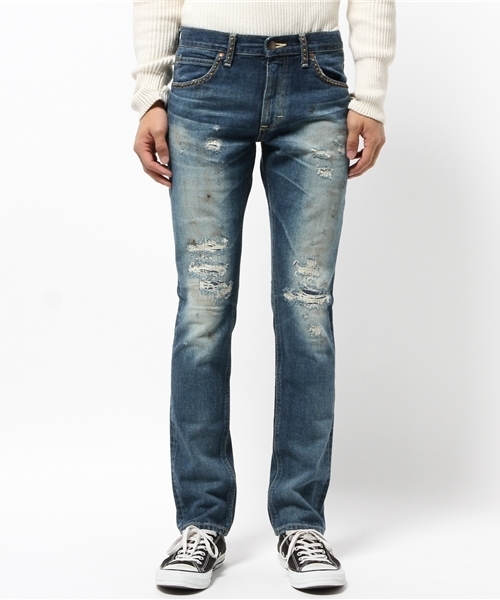 JACKROSE(ジャックローズ)の「Lee×JOHN’S CLOTHING custom Tight Straight Denim(デニムパンツ・メンズ・インディゴブルー・XL/L/S/M)」の4枚目の写真