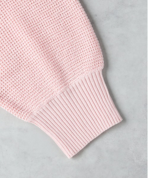 HONEYSUCKLE ROSE（ハニーサックルローズ）の「【HONEYSUCKLE ROSE】ワッフルニットカーデ（カーディガン/ボレロ・レディース・ブラック/イエロー/オフホワイト/ピンク・M/L）」の18枚目の写真