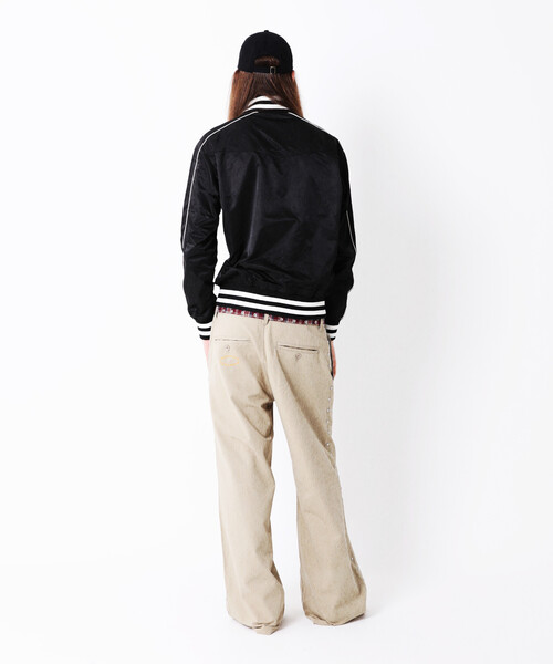 AFB(エーエフビー)の「AFB / エーエフビー REVERSIBLE SPORTS JACKET(ジャージ・メンズ・グリーン/ネイビー/ブラック・MEDIUM)」の5枚目の写真