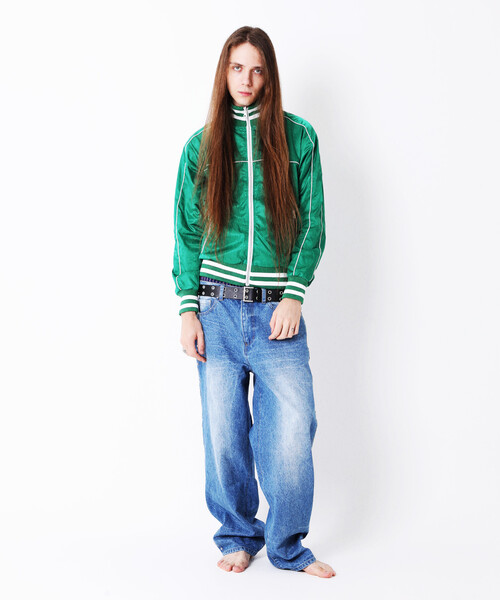 AFB(エーエフビー)の「AFB / エーエフビー REVERSIBLE SPORTS JACKET(ジャージ・メンズ・グリーン/ネイビー/ブラック・MEDIUM)」の6枚目の写真