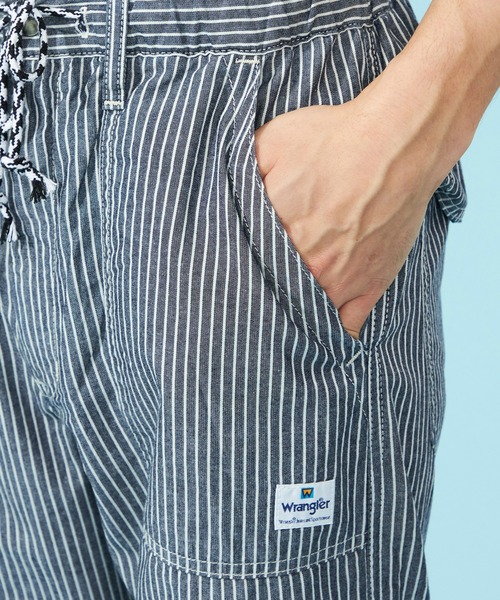Wrangler（ラングラー）の「WRANGLER/ラングラー 清涼素材 ベイカーイージーパンツ【涼しいパンツ】【ベイカーワイドシルエット/イージーパンツ】（デニムパンツ・メンズ・インディゴブルー/ブルー/ブラック/ストライプ/ライトインディゴブルー・SMALL/MEDIUM/LARGE/X-LARGE/XX-LARGE）」の19枚目の写真