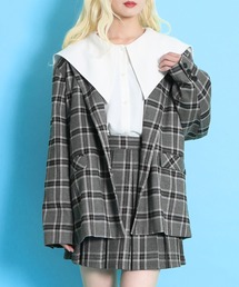 PUNYUS | チェックオーバーテーラードジャケット(テーラードジャケット)