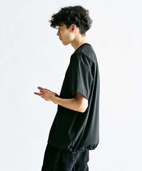 417 EDIFICE（フォーワンセブンエディフィス）の「"超冷感"UVCUT Freezetec Tシャツ（Tシャツ/カットソー・メンズ・チャコールグレー/ブラック/ベージュ/ブルー系その他・SMALL/MEDIUM/LARGE）」の11枚目の写真