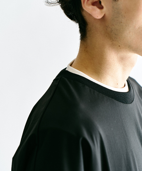 417 EDIFICE（フォーワンセブンエディフィス）の「"超冷感"UVCUT Freezetec Tシャツ（Tシャツ/カットソー・メンズ・チャコールグレー/ブラック/ベージュ/ブルー系その他・SMALL/MEDIUM/LARGE）」の14枚目の写真