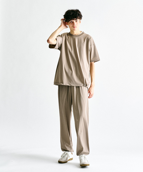 417 EDIFICE（フォーワンセブンエディフィス）の「"超冷感"UVCUT Freezetec Tシャツ（Tシャツ/カットソー・メンズ・チャコールグレー/ブラック/ベージュ/ブルー系その他・SMALL/MEDIUM/LARGE）」の18枚目の写真