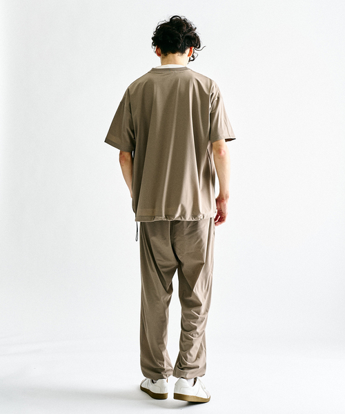 417 EDIFICE（フォーワンセブンエディフィス）の「"超冷感"UVCUT Freezetec Tシャツ（Tシャツ/カットソー・メンズ・チャコールグレー/ブラック/ベージュ/ブルー系その他・SMALL/MEDIUM/LARGE）」の21枚目の写真