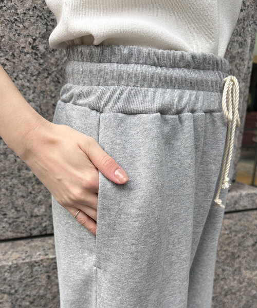 DouDou（ドゥドゥ）の「ロゴスウェットパンツ（その他パンツ・レディース・ネイビー/グレー/オフホワイト・FREE/TM）」の18枚目の写真