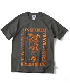 7.4oz HITCH HIKE刺繍Tee