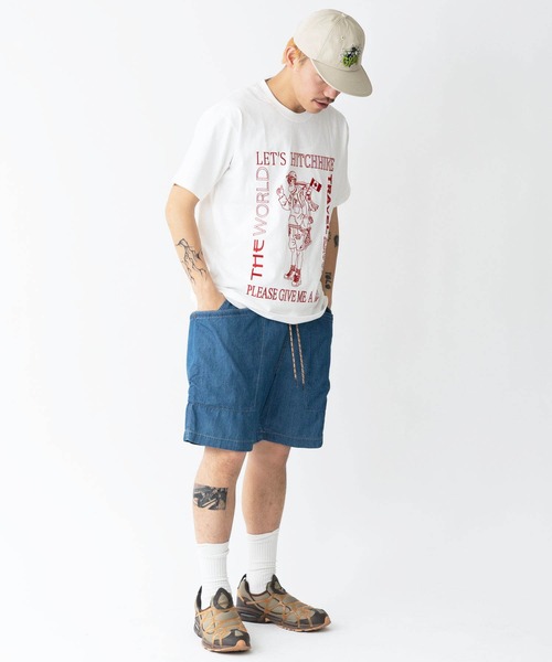 ちー 7.4oz HITCH HIKE刺繍Tee | ジムマスター（gym master）公式通販