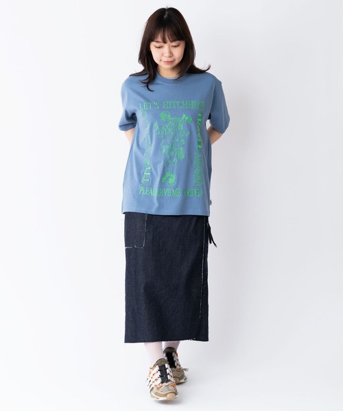 7.4oz HITCH HIKE刺繍Tee | ジムマスター（gym master）公式通販