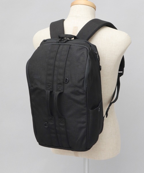 フルクロ（fulcro）/撥水 10ポケット バックパック ビジネスリュック A4サイズ 15インチPC収納対応 16L fulcro フルクロ 撥水 10ポケット バックパック ダブル ビジネス