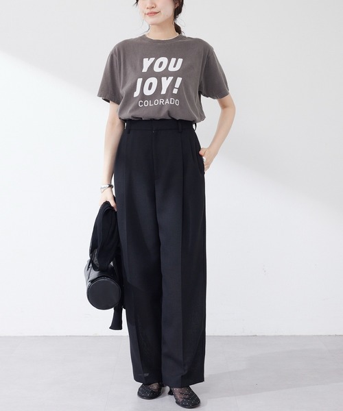 Whim Gazette ウィムガゼット カットソー ブラック Whim Gazette ウィムガゼット レディース Tシャツ・カットソー