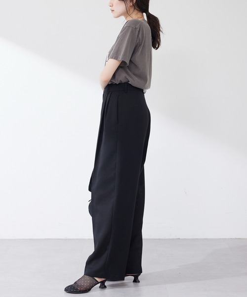 Whim Gazette（ウィムガゼット）の「ロゴTシャツ（Tシャツ/カットソー・レディース・ピンク/オフホワイト/チャコールグレー・FREE）」の15枚目の写真