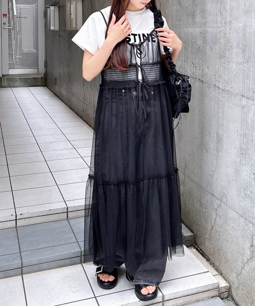 INGNI（イング）の「厚底ビジューバックルサンダル（サンダル・レディース・アイボリー/ブラック・M/L）」の20枚目の写真