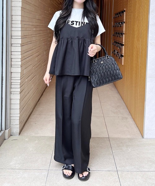 INGNI（イング）の「厚底ビジューバックルサンダル（サンダル・レディース・アイボリー/ブラック・M/L）」の19枚目の写真