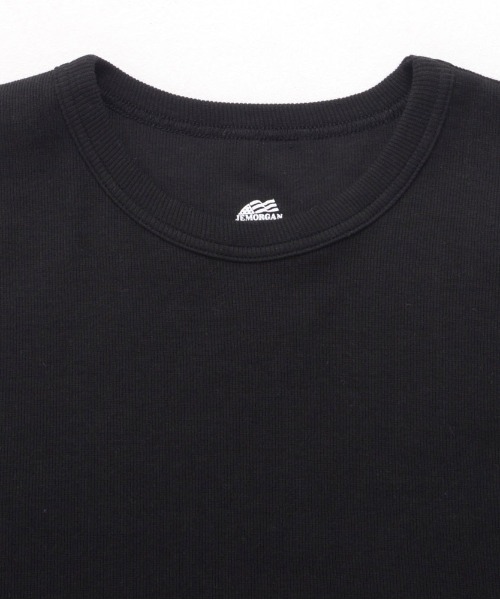 JEMORGAN(ジェーイーモーガン)の「『JEMORGAN LONG JOHNS/ジェーイーモーガンロングジョーンズ』250g/㎡テレコクルーネック半袖T【+】(Tシャツ/カットソー・メンズ・ブラック/杢グレー/ホワイト・XL/L/M)」の14枚目の写真