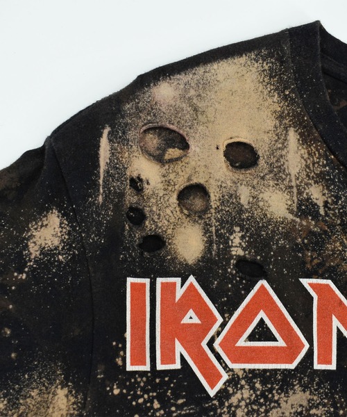 VINTAGE（ヴィンテージ）の「【ヴィンテージ古着】Pacific “IRONMAIDEN” バンド Tシャツ（Tシャツ/カットソー・メンズ・ブラック・LARGE）」の5枚目の写真