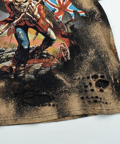 VINTAGE（ヴィンテージ）の「【ヴィンテージ古着】Pacific “IRONMAIDEN” バンド Tシャツ（Tシャツ/カットソー・メンズ・ブラック・LARGE）」の8枚目の写真