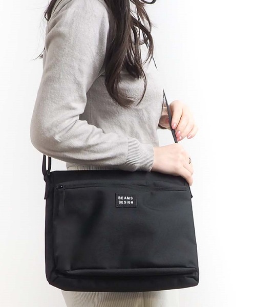 BEAMS DESIGN（ビームス デザイン）の「BEAMSDESIGN（ビームスデザイン）Every One サコッシュバッグ（ショルダーバッグ・メンズ・ブラック/グレー/ベージュ/パープル/ブラウン・FREE）」の7枚目の写真