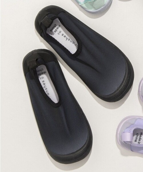 BRANSHES（ブランシェス）の「マリンシューズ（サンダル・キッズ・ラベンダー/ライトグリーン/カラフル/ブラック・16.0cm/20.0cm/21.0cm/18.0cm/17.0cm/19.0cm）」の2枚目の写真