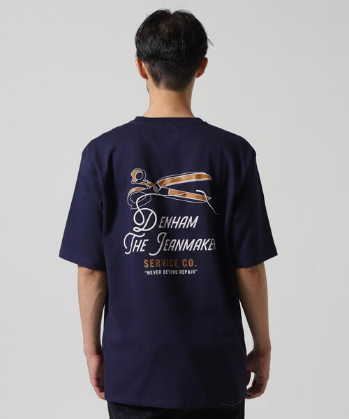 ◆DENHAM◆ WAVE TEEヘビーコアジャージ Tシャツ 送料・関税込み DENHAM/デンハム/WTDC TEE Jeans Jersey（Tシャツ/カットソー