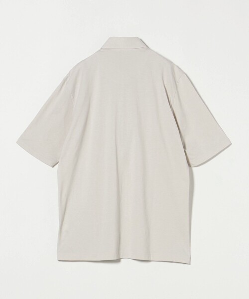 gim（ジム）の「＜gim＞25SS コットン/ナイロン カノコ ポロシャツ（ポロシャツ・メンズ・オリーブ/ダークグレー/ライトグレー・S/M/L）」の13枚目の写真
