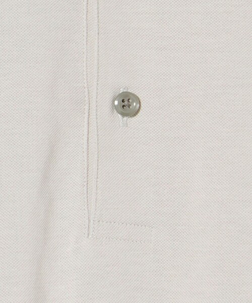 gim（ジム）の「＜gim＞25SS コットン/ナイロン カノコ ポロシャツ（ポロシャツ・メンズ・オリーブ/ダークグレー/ライトグレー・S/M/L）」の16枚目の写真