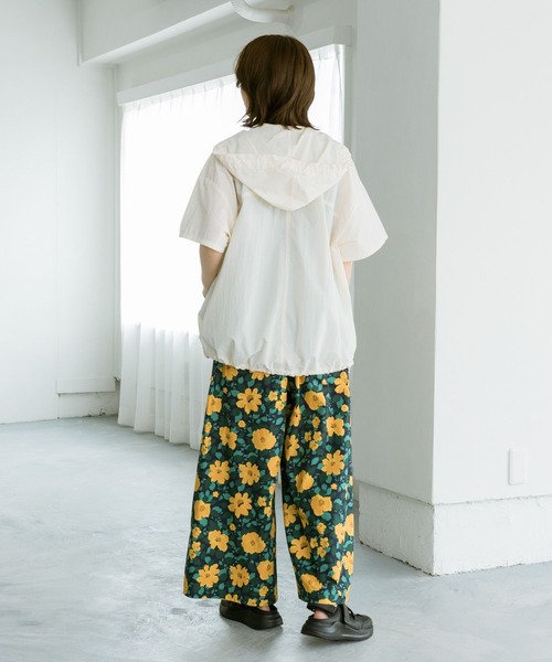 studio CLIP（スタディオクリップ）の「ハーフスリーブジップフーディ（ナイロンジャケット・レディース・アイボリー/ベージュ・FREE）」の21枚目の写真