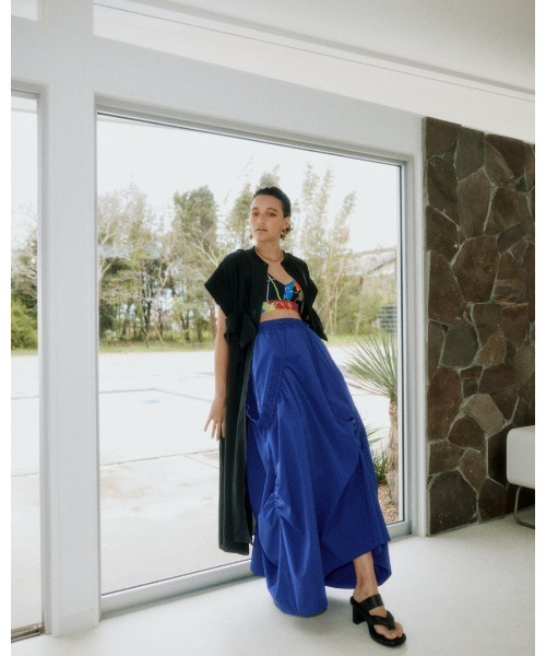 UN3D.（アンスリード）の「RAKUGAKI ART BRA TOP【セットアップ着用