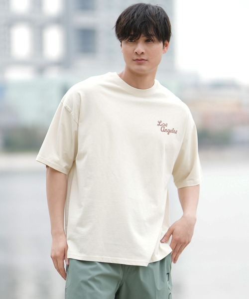 ムラサキスポーツ(ムラサキスポーツ)の「【ムラサキスポーツ限定】DEAR LAUREL × JACSON MATISSE LOS ANGELS Tシャツ DL25S-JM03(Tシャツ/カットソー・メンズ・ブラウン/ネイビー/オフホワイト/ブルー・M/L/XL)」の5枚目の写真