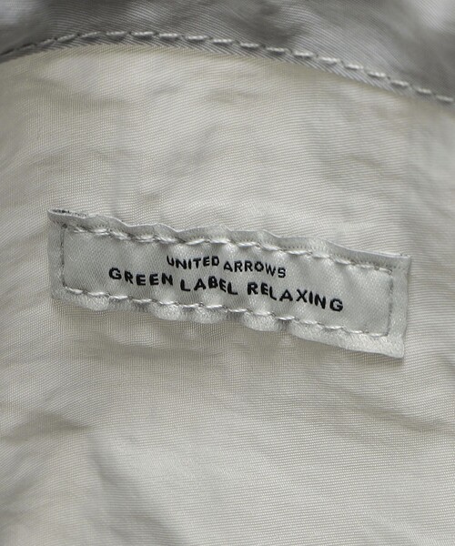 green label relaxing（グリーンレーベルリラクシング）の「チュールテープ メッシュ バッグ（トートバッグ・レディース・ライトグレー・FREE）」の10枚目の写真