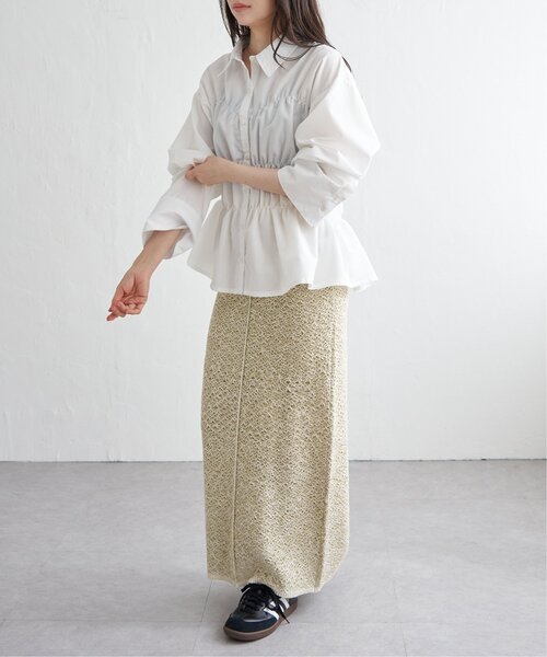 VENCEEXCHANGE（ヴァンスエクスチェンジ）の「ブロードシャーリングシャツ（シャツ/ブラウス・レディース・ピンク/ブルー/オフホワイト/チャコール/イエロー・FREE）」の14枚目の写真