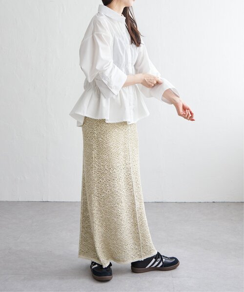 VENCEEXCHANGE（ヴァンスエクスチェンジ）の「ブロードシャーリングシャツ（シャツ/ブラウス・レディース・ピンク/ブルー/オフホワイト/チャコール/イエロー・FREE）」の18枚目の写真