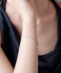 ALLURELLE（アリュレル）の「【ALLURELLE】silver925 ペタルチェーンブレスレット KNF-TP（ブレスレット）」