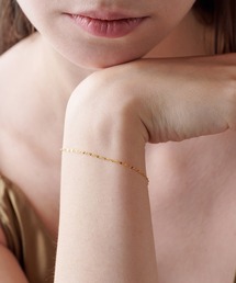 ALLURELLE（アリュレル）の「【ALLURELLE】silver925 ペタルチェーンブレスレット KNF-TP（ブレスレット）」