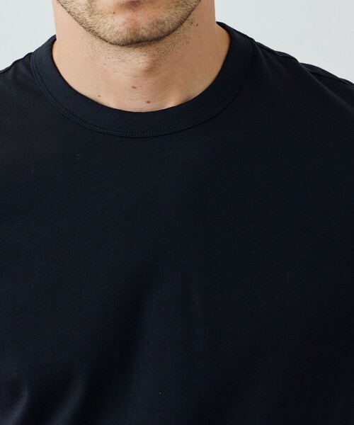 JAMES PERSE(ジェームスパース)の「コットンジャージー クルーネックTシャツ MBEL3614(Tシャツ/カットソー・メンズ・ホワイト/ブラック・1/2/0)」の16枚目の写真