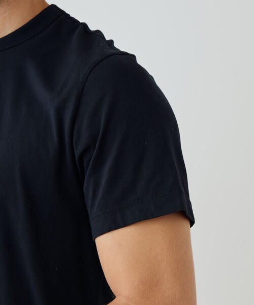 JAMES PERSE(ジェームスパース)の「コットンジャージー クルーネックTシャツ MBEL3614(Tシャツ/カットソー・メンズ・ホワイト/ブラック・1/2/0)」の17枚目の写真